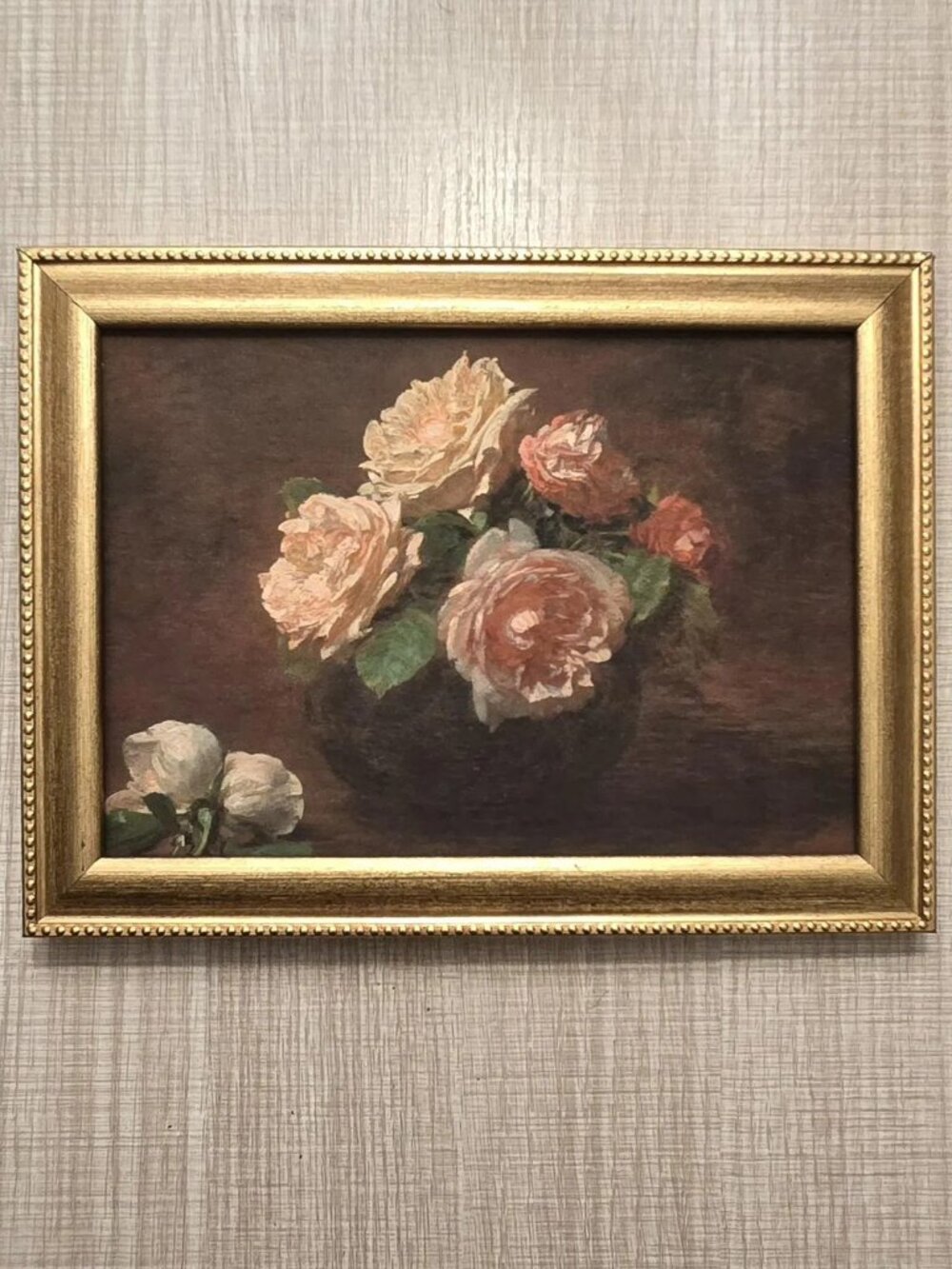 Henri Fantin-Latour "Roses in a Bowl" Art Reproduction Print